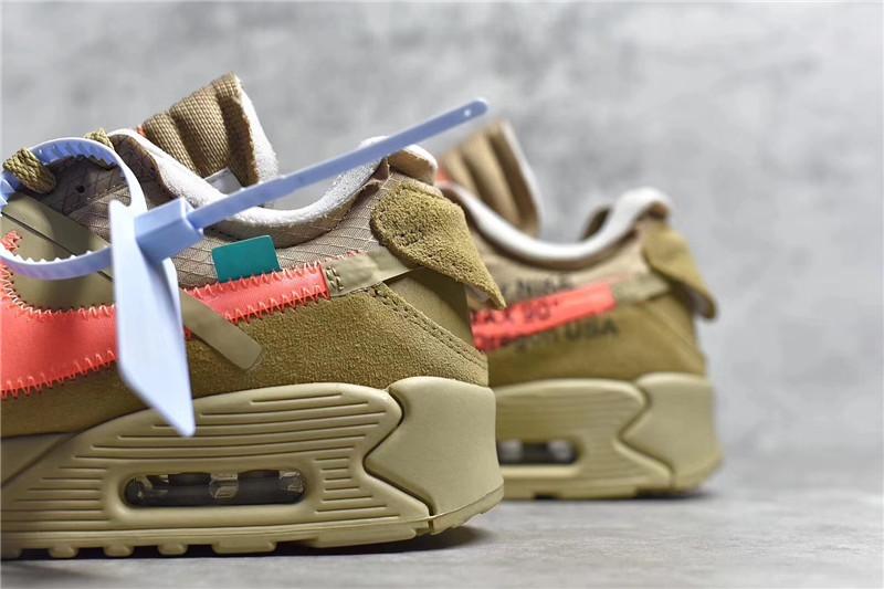 PK GOD Off-White x Nike Air Max 90 Desert Ore ready to ship